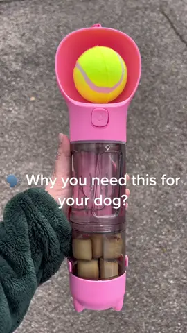 4 in 1 Portable Water Bowl Dispenser with Whistle #pets #dogs #petlife #doglife #tiktokmademebuyit #amazonfinds #dogpark #spoileddog
