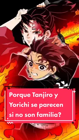 Porque Tanjiro y Yorichi se parecen sino son familia? #tanjiro #otaku #manga #kimetsunoyaiba #anime #demonslayer #fyp 