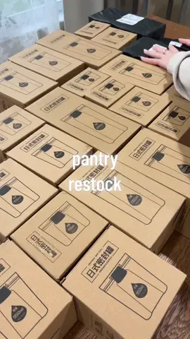 There are never enough containers😂 #asmr#asmrounds#satisfying#restock#pantryrestock#organize#organizedhome#pantryorganization 