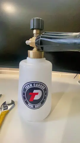 Tool Daily Foam Cannon Filter Clean 😀 #cardetail #cardetailing #fyp #mobilecardetailing #carwash #cardetailtips #cardetailingvideos 