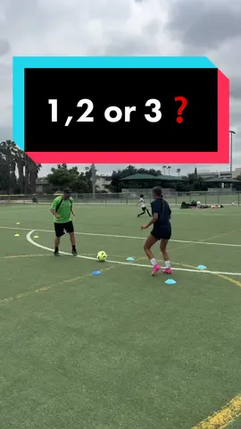 1, 2 or 3❓Final Third Training with Daisy ⚽️🙌 #soccerdrills #soccertraining #soccertiktok 