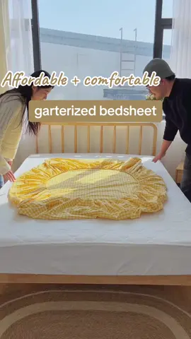 Fully garterized bedsheet, super affordable #fyp #bundledeals #affordable #bedsheets #homedecor #aesthetic #trending #tiktokrival #shopeefinds #tiktokhaul #Tiktokfinds 