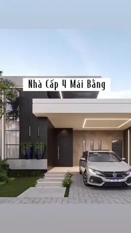 Nhà cấp 4 mái bằng mang phong cách thiết kế hiện đại #xaydungnhatrang #thietkenhadep #thiếtkếnhà #nhadep #bandatnhatrang #tiktok #xuhuongtiktok #xuhuong #xuhuong2023 #thietkenhadep #reviewnhaxinh #thietkenhatrang #nhadep 