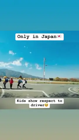 Only in japan ❤️ #japan  #visitjapan  #japaneseculture  #japanesekids  #roadcrossing #driver #tokyo #japan 