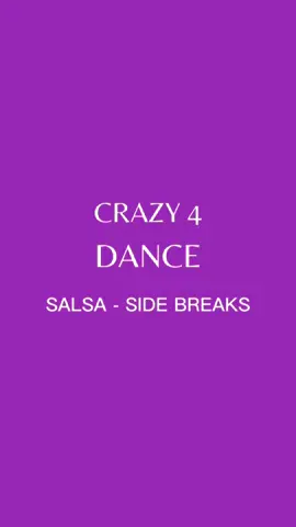 Här kommer steg 2 i Salsa - Side Breaks. Detta kan i andra undervisningssystem kallas för 2nd position Breaks eller Cucaracha. Rythmn är baserat på 6 steg i 8 taktslag. Vi går på 1,2,3 paus 4. 5,6,7 paus 8. Konsekvensen blir att våra 3 steg kan räknas i en Rythmn av Fort, Fort sakta.  Om du vill lära dig mer kan du checka in @tonyochcissisdansskola eller TonyochCissisdansskola.se