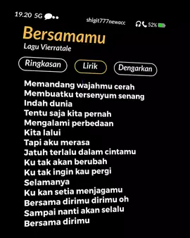 #fypシ #vierratale #bersamamu #liriklaguviral #liriklagusad #lyrics 