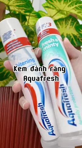 Kem đánh răng Aquafresh 3 màu, 3 in 1, thiết kế thông minh mang lại cảm giác khác biệt ngay trong lần đầu sử dụng  #Aquafresh #hamii #kemdanhrang #kemdanhrangaquafresh #trangrang #hoimieng #thommat #TryItWithTikTok #rangmieng 