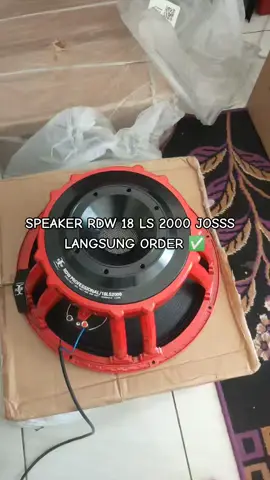 SPEAKER RDW LS 2000 JOSS VC 6 IN BALAP TEMENAN !!  order klik bio dan keranjang kuning 😍 #saejayaelektronik #soundhoregjawatimur #soundmalang #fyp #TikTokPromote 