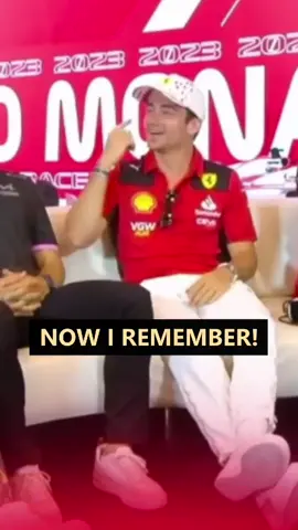 Charles already forgot the 2022 Monaco weekend 😂 #charlesleclerc #leclerc #alexanderalbon #alexalbon #albon #monacogp #monacogp2023 