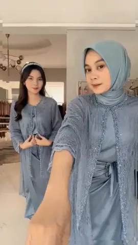 dress brokat kondangan outer bisa dilepas pasang #outfitideas #gayaditiktok #outerbrukat #fyp #dresskondangan 