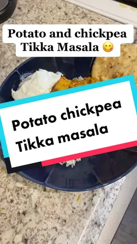 This is one of my wife’s favorites! 😋 #Recipe #healthyrecipes #tikkamasala #vegan #plantbased #recipesoftiktok #chickpearecipe #potatorecipe 