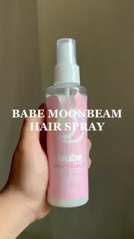 must have hair spray to protect your hair from damage!!💯💗 #moonbeam #moonbeamhairspray #hairspray #babeformulabonbon #moonbeambabeformula 