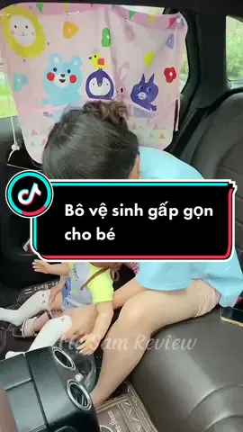 Bô vệ sinh cho bé gấp gọn mang đi du lịch👍 #reviewmevabe #dodungchobe #bovesinhchobe #bovesinhgapgon #bovesinhgapgonchobe #mẹvàbé 