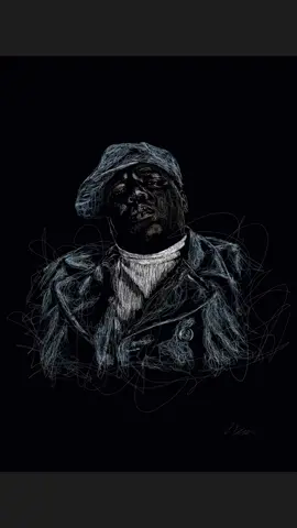 #digitalart #rapper #art #artwork #legends #picture #wallpaper #scribbleart #procreate #RapMusic #dark #fanart #goat #biggiesmalls #fypシ #foryoupage #viral 