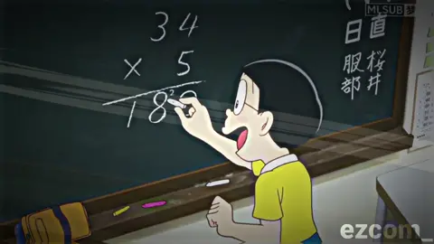 34x5 = ? #doraemon #fyp #anime #cartoon #edit #alightmotion
