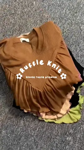 Gas deh gais mumpung sale cuma 50rban krn harga aslinya 90rban!!  #blousewanita #blouseruffle #blousemurah #blouseknit #blousekorea #fypシ  