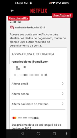 Palhaçada em dona Netflix? #netflix #netflixbr #boicotenetflix #cancelarnetflix #amarécompartilharsenha 