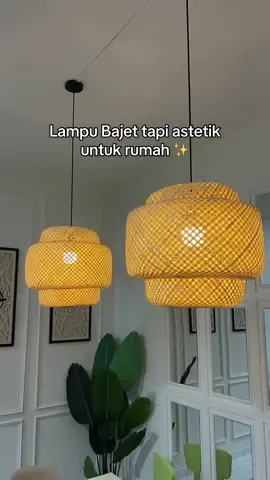 Bamboo pendant light deko bajet untuk rumah tapi terus astetik. Dekat beg kuning takde pulak 😂 tengok dekat link tele sis okayh #ighometourmalaysia #homedecor #homedecoraesthetic #racuntiktok #ighometour #fyp 