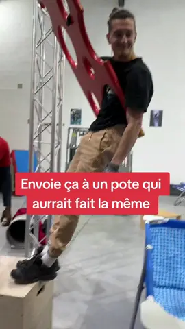 Voila comment j'en suis arrivé la 🤣🤣Tu veut la partie 3 ?? #funnyvideos #obstacle #fail #ninjawarriorfrance 