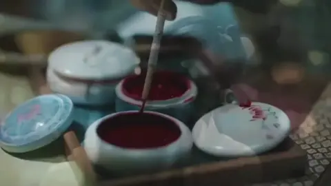 Lần đầu vẽ hoa điền. Làm chàng thấy lạ 😊 #xuhuong2023 #nhuyphuongphi #phodung_tutan #vuongphi_tanvuong #cuctinhy #truongtriethan 