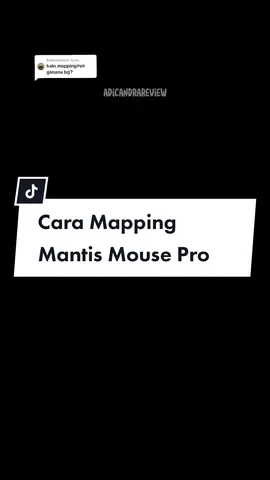Membalas @fysxx_ Mapping Mantis Mouse Pro Paling Gampang.. #mappingmantis #tutorial #tutorialkeyboard #adicandrareview #lifehacks #techtok 
