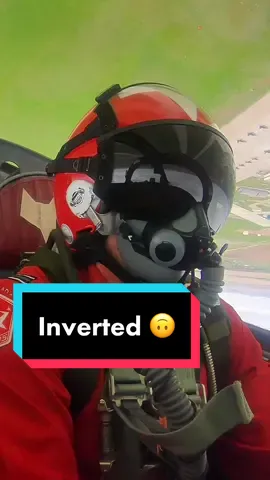 Happy Solos Saturday! A lot of people have asked during live streams and in the comments to see some more in-cockpit footage. This is from our acceptance show last week. I picked it… because I was inverted 🙃 #CFSnowbirds #fypシ #gopro @GoPro 