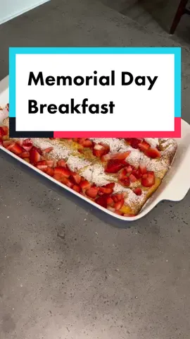French toast bake for menorial weekend #breakfast #Recipe #frenchtip #frenchtoastbake #memorialday #memorialweekend #weekend #weekendbreakfast #breakfastrecipes 