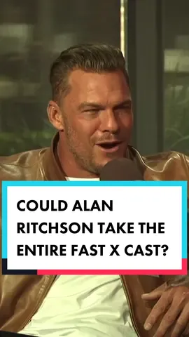 Alan Ritchson says he could take out the entire Fast X cast 😂 #alanritchson #fastandfurious #fastx 