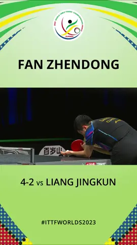This shot from Fan Zhendong was something 🚀 #ITTFWorlds2023 #Durban2023