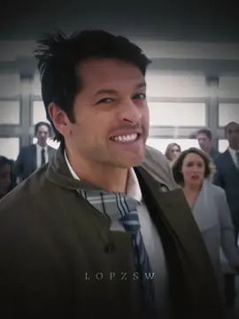 ele simplesmente amando o caos 💫 #casifer #casiferedit #supernatural #castiel #lucifer #fyp 