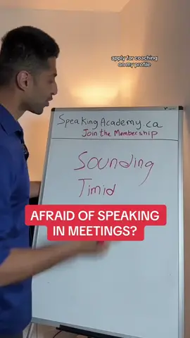 Why are you afraid of speaking up in meetings and in front of superiors and how to fix it #publicspeaking #executivecoach #publicspeakingcoach #ceo 
