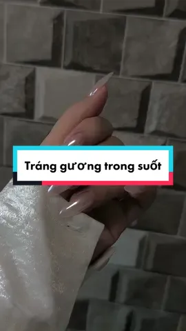 Tráng gương trong bling bling  Transparent chrome 🎀 #bestudio #bestudionail #nailart #koreannail #nailquan10 #nailhcm #lovenail #nailbox #koreannailbox #Hochiminh #nailhochiminh #nailhanquoc #nails #xuhuong #fyp #foryou #nailsofinstagram #maunail #maunailxinh #trangguongnail 
