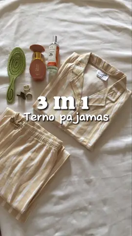 3 in 1 terno pajamas! ☁️ Best Finds of Nica  #pajama #ternopajama #koreanternosleepwear #sleepwear #aestheticsleepwear #aesthetic #fypシ #foryou #tiktokfinds #bestfindsofnica 