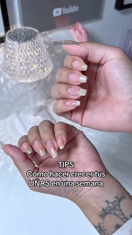 Uñas Largas en una semana 💅🏼✨ #tipsuñaslargas #trucouñas #consejosuñas #uñaslargas #uñaslargasnaturales #uñasnaturales #uñasfuertes #uñasfuertesysaludables #uñasfuertesylargas #uñassanas #uñasnaturaleslargas #naturalnails #nailhack #ongles 