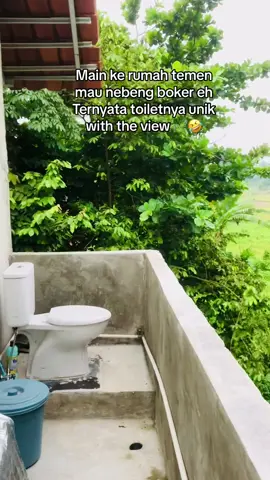 Boker with the view #adayinmylife #jalanjalan #toilet #tangerangselatan #homelivingtiktok #hiddengems #amazingview 