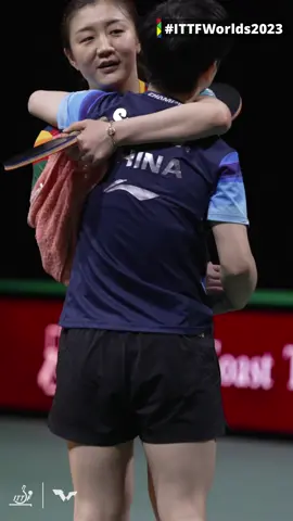 They came, they saw, they conquered 💪 The World #1s reign supreme at #ITTFWorlds2023 with their undeniable wins and well-deserved celebrations 🏆🏆 #Durban2023 #TableTennis #PingPong