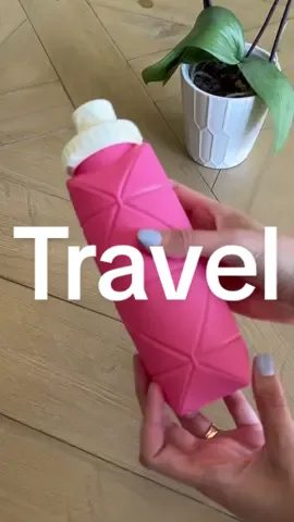 Shop it below! #fyp #travelfinds #collapsiblewaterbottle #travelwaterbottle #waterbottle #travelhacks 