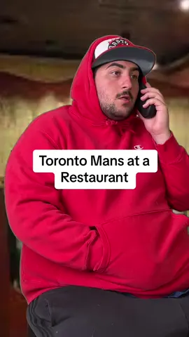 RJ still asking for that bubly water stulllllll 😝 #fyp #toronto #mans #restaurant 