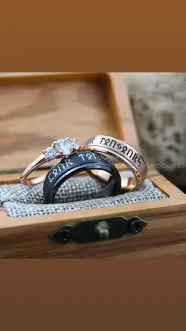 Viking Rings, Runes Rings, Norseman Rings, Couple Rings, Couple Wedding Rings, Couple Set Nordic Rings, Norsemen Ring, Nordic Runes Rings #VikingRise #couples #rings #wedding #weddingring #weddingbands #vikings #runes 