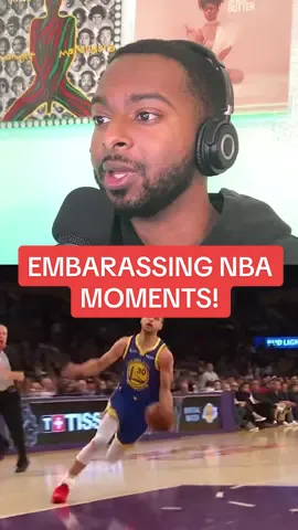 Embarassing NBA moments! 😭 #NBA #basketball #sports #foryou #stephcurry #jamesharden 