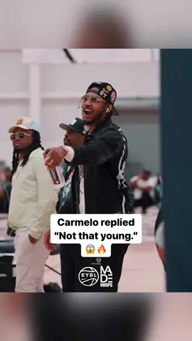 Kiyan’s fadeaway looks familiar 👀 #carmeloanthony #kiyananthony #carmelo #melo #eybl #fyp 
