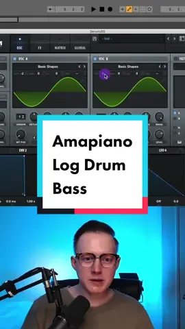 How to: Amapiano log drum bass in Serum #samsmyers
