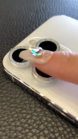 Lens Protector Shine Silver 💎#iphone14promax #iphone14 #iphone13promax #luxury #hd #glass 