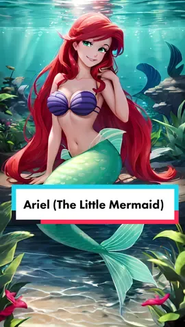 Ariel (The Little Mermaid) #ariel #thelittlemermaid #fyp #aiart 