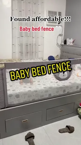 Baby’s safe is a must!! 🤍 Safe na safe na ang bembem sa bed fence na to 🥰 affordable at di ka masisisi promise! Order na, nasa yellow basket mare🥰😊 #babyfence #bedfence #babiesoftiktok #mybabygirl #cutiebabiestiktok #babytiktokvideos #tiktokforbabies #musthaves #tiktokbudolfinds #babysafety #momlife #momtok #fyp 