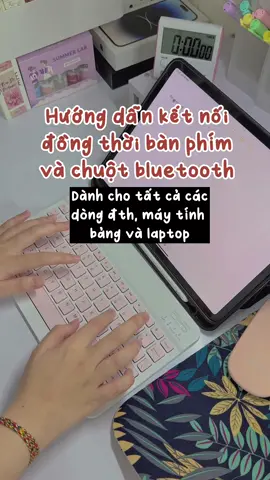 Trả lời @MURASAKIBAKA hướng dẫn kết nối nhaa, chỉ cần bộ này thui là có thể biến ipad phần nào thành laptop rùi nhó💕 #review #thanhcongnghe #congnghe #banphim #banphimbluetooth #chuotbluetooth #banphimkhongday #fyp #viral #trending 