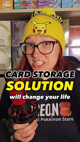 This card storage changed my life - thanks to @IKEA @IKEACanada #cardstorage #pokemoncards #storagehacks #ikeafinds #pokemoncardstorage #cardcollection 