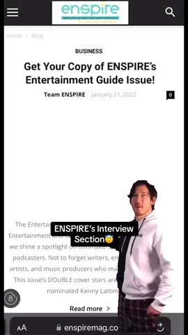 Happy Memorial day from ENSPIRE! Our website features interviews from all different walks of life💕 #CapCut  #ENSPIRE #fyp 