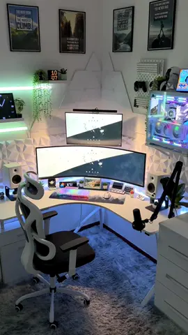 Thoughts on a corner desk?🖥️                       #DeskGoals #WorkFromHome #DeskSetup #OfficeVibes #Productivity #HomeOffice #DeskInspiration #WorkspaceGoals #DeskDecor #WorkSetup #AestheticWorkspace #DeskOrganization #DeskLifestyle #OfficeDecor #DeskTour #WorkspaceInspo #DeskGoals2023 #DeskStyling #DeskMakeover #DeskEssentials #DeskGoals #aesthetic #desksetup #desk #curvedmonitor #gamerentiktok #gamer #wfh #wfhsetup #fortnite #gaming #clean #office #setup #setuptour #fyp #fypシ゚viral #fypシ 