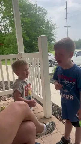 Still laughing at the fact that J ripped out Ryder’s tooth. 😂 #pullingteethout 